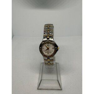 Citizen Silver & Gold Stainless Steel Women's Watch Swiss Made Quartz READ